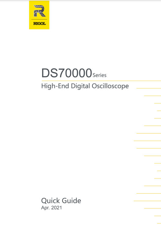 DS70000 Quick Guide