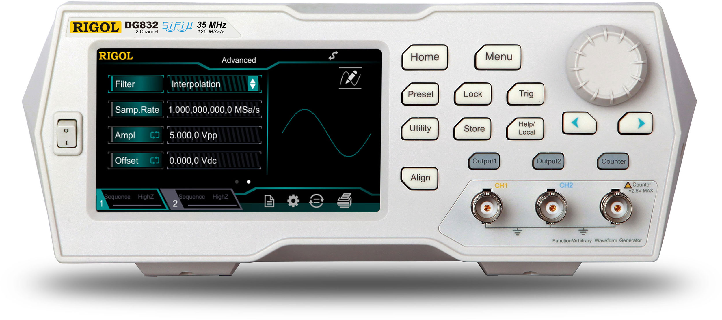 DG800 Resolution Arbitrary Waveform Generators With SiFi II Technology | RIGOL