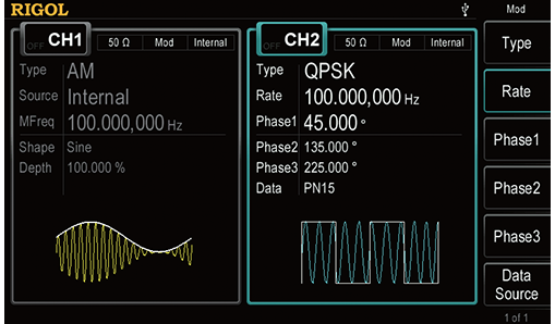 Rich Analog And Digital Modulation Functions