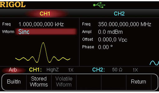 1GSa/s Sampling Rate, 14Bits Vertical Resolution