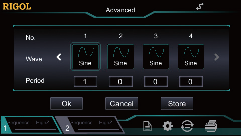 Built-in waveform superposition and channel tracking