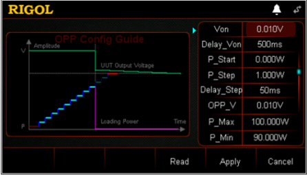 Battery testing function