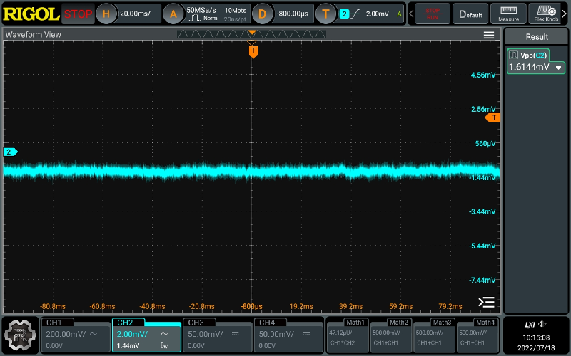 Low Ripple Noise: <350u03bcVrms / 2mVpp
