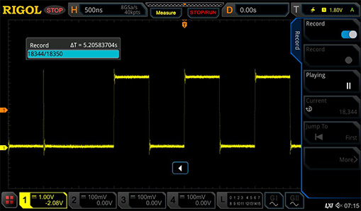Support Up to 450000 Frames of Hardware Waveform Recording